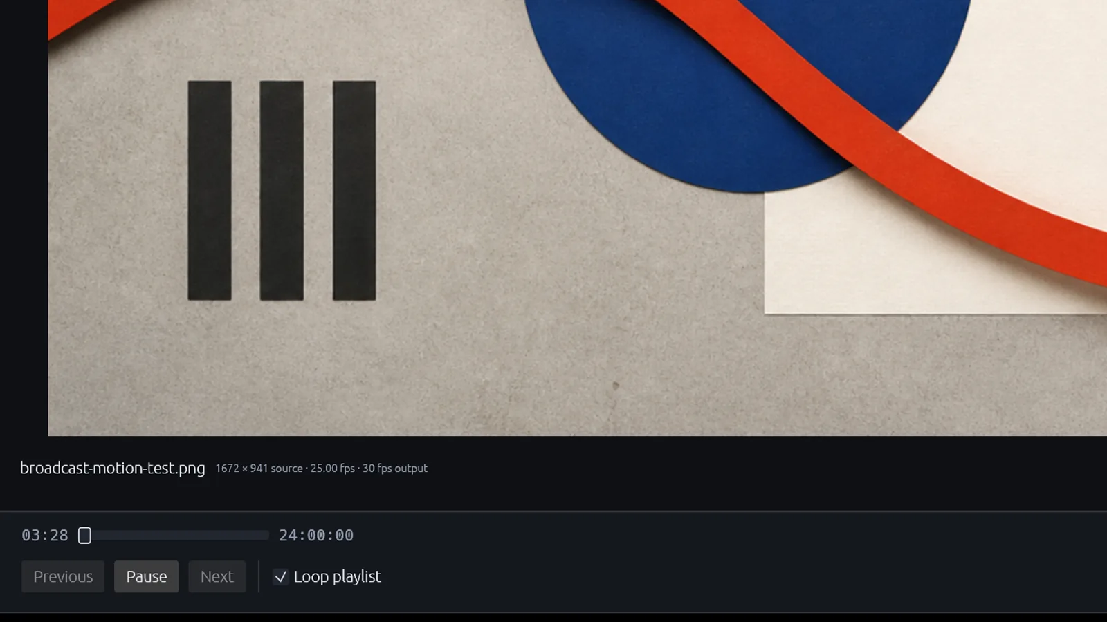 Playback controls